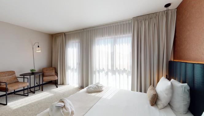 Chambre spacieuse avec hammam privé à Mons, Suite Orientale Van der Valk Mons